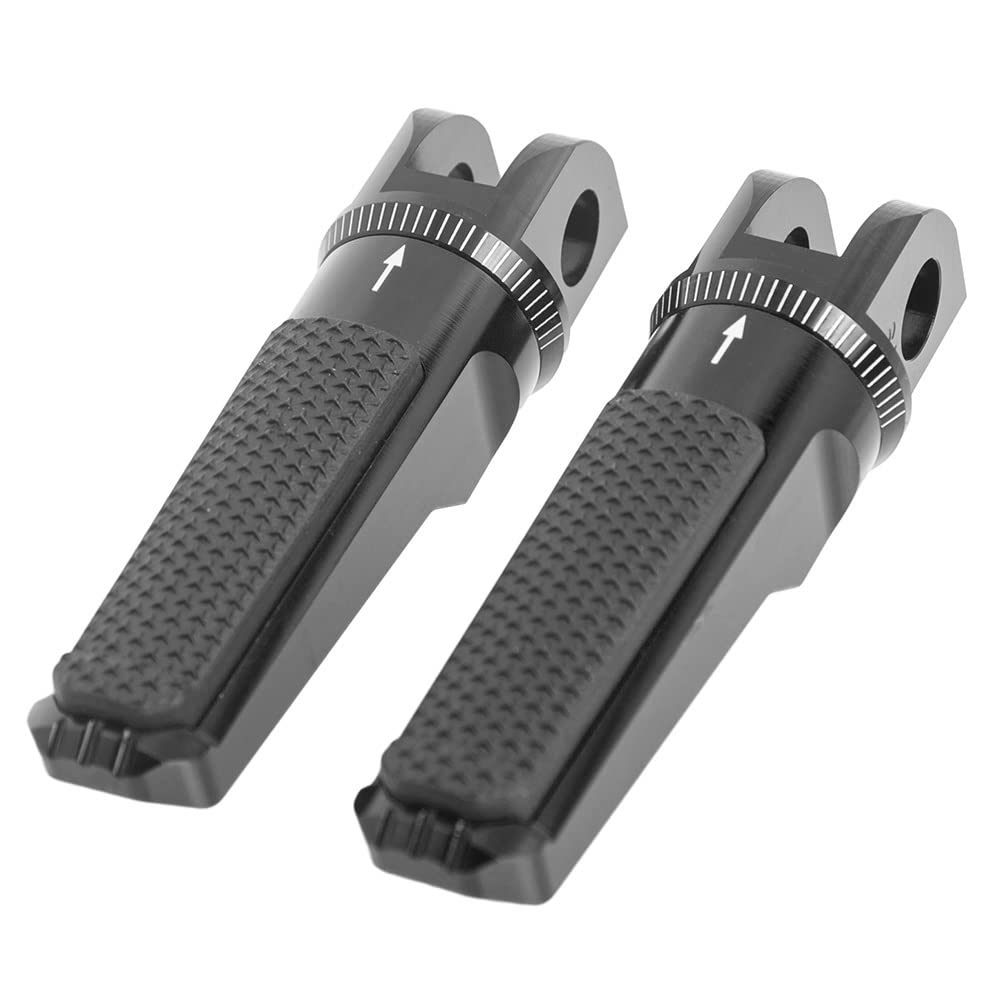 Estriberas Ancho para Kawasaki Z650/Z900 2017-2021 para ER6F/N 2006-2016 para Versys 1000 2012-2020 Estriberas Motocicleta Pedales Delanteros Estriberas Reposapiés Trasero (Color : Azul)