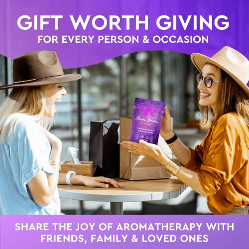 Cleverfy Shower Steamers Aromatherapy - Pack Of 12 Shower Bombs With Essential Oils. Self Care And Relaxation Birthday Gifts For Women And Men. Purple Set #TOP3