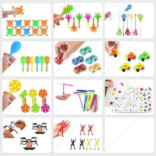 Hhobby Stars 210 PCS Party Favors Toy Assortment for Kids, Carnival Prizes and School Classroom Rewards, Pinata Filler Toys Kids Birthday Party, Bulk Treasure Box Boys Girls