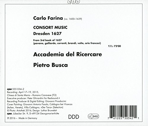 Carlo Farina: Consort Music