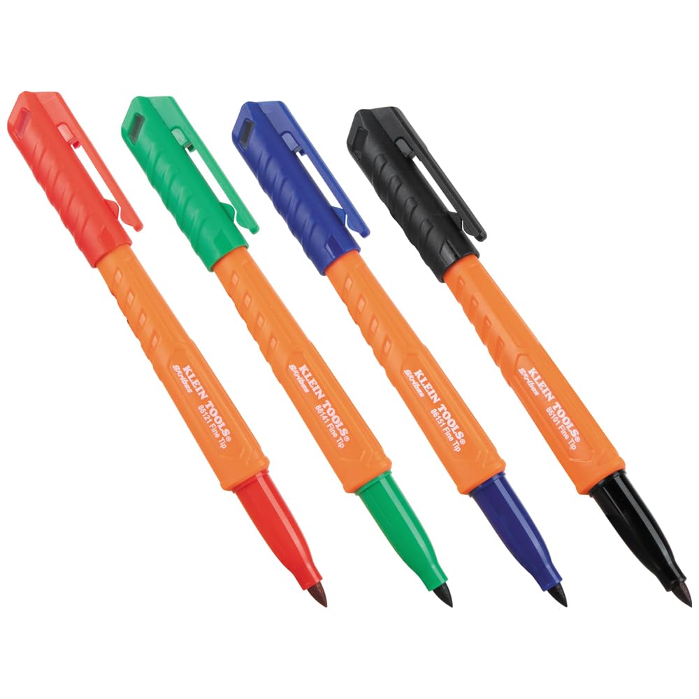 Amazon.com: KLEIN TOOLS 861914 Skribes Fine Tip Permanent Markers