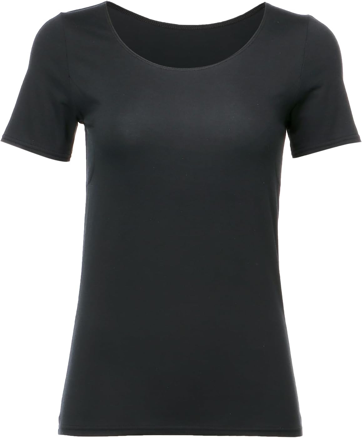 Women’s Odor-Eliminating Undershirt with Japanese Ceramic-Ion Tech, Underarm Sweat Pads, Scoop Neck Cotton,DEOEST - Image 6