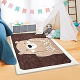 Kids Rug, Ultra Soft Rugs for Kid Room 3'x5' No-Slip Baby Play Mat Cartoon Animals Children Carpet...