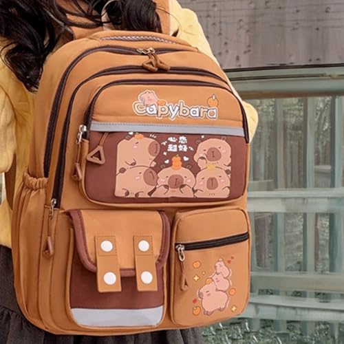 Backpack Capibara Bag Capivara Backpack Cute Kapibara Bag Capy Bara Cappy Barra Daypack (A)3
