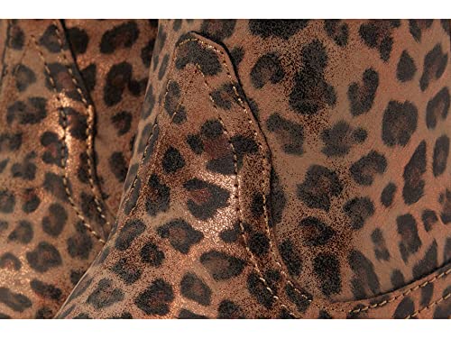 Image of ROPER Womens Ingrid Floral Metallic Snip Toe Casual Boots Ankle Low Heel 1-2 inch