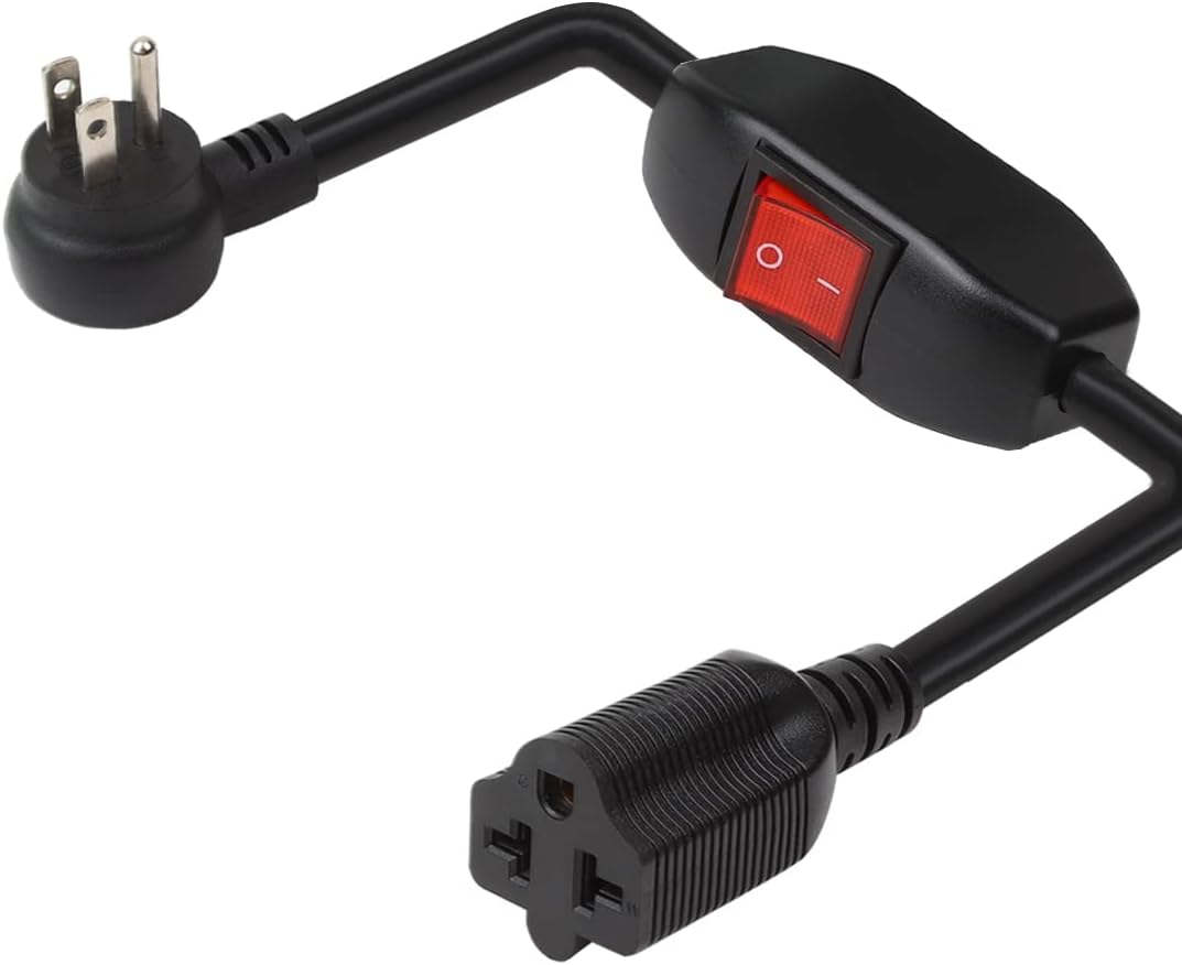 4in1 Heavy Duty On/Off Switch Extension Cord 12AWG 15A