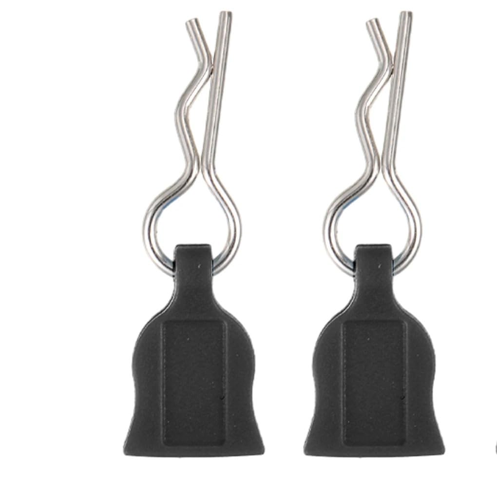 4/12pcs Metal R-Type Car Shell Body Fixed Clips Pin with Tab for Axial SCX10 TRX-4 MJX Hyper Go 1/10 1/14 1/8 RC Car Parts(1 14 12pcs)