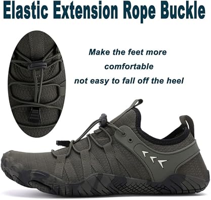 Water Shoes Men Women Barefoot Shoes Outdoor for Beach Aqua Swim Pool River Water Quick Dry Boating Fishing Diving Surfing with Yoga Aerobics
