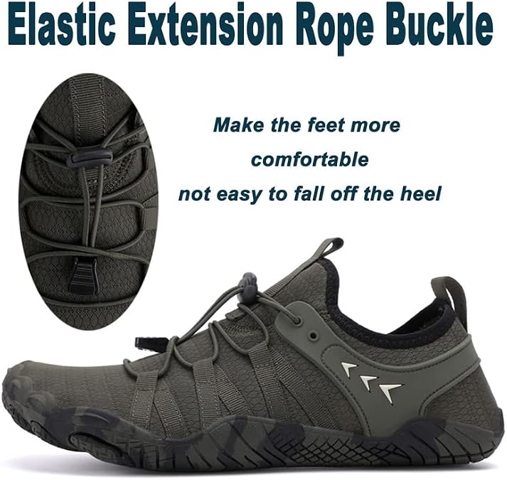 Water Shoes Men Women Barefoot Shoes Outdoor for Beach Aqua Swim Pool River Water Quick Dry Boating Fishing Diving Surfing with Yoga Aerobics