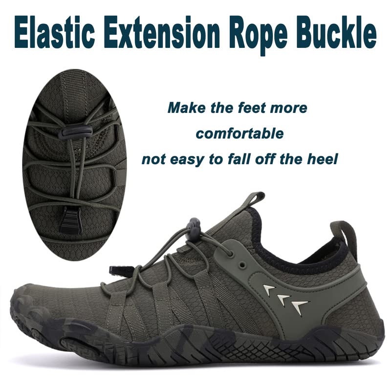 Water Shoes Men Women Barefoot Shoes Outdoor for Beach Aqua Swim Pool River Water Quick Dry Boating Fishing Diving Surfing with Yoga Aerobics