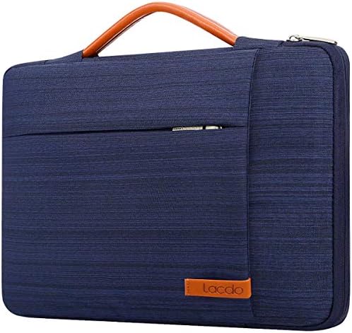 Lacdo 360° Protective Laptop Sleeve Case for 14 inch MacBook Pro M5 Pro/Max A3426 A3427 (2026), M5/M4/M3/M2/M1 A3434 A3112 A3401 A3185 A2918 A2992 | 13.8 inch Surface Laptop 7th Computer Bag, Blue
