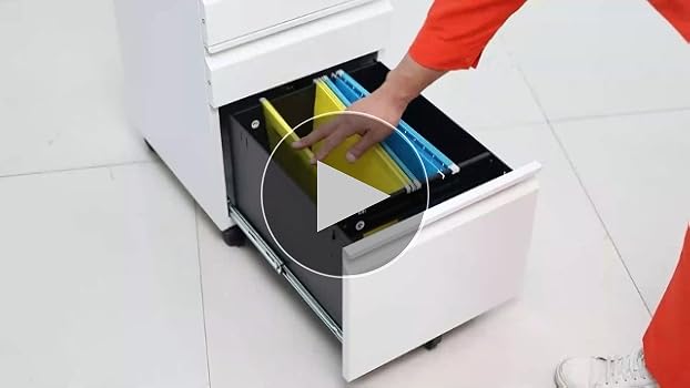 BOND FILE CABINET ライトブラウン（水までで出品終わります） Amazon.com: SISESOL 3 Drawer Mobile File Cabinet with Lock