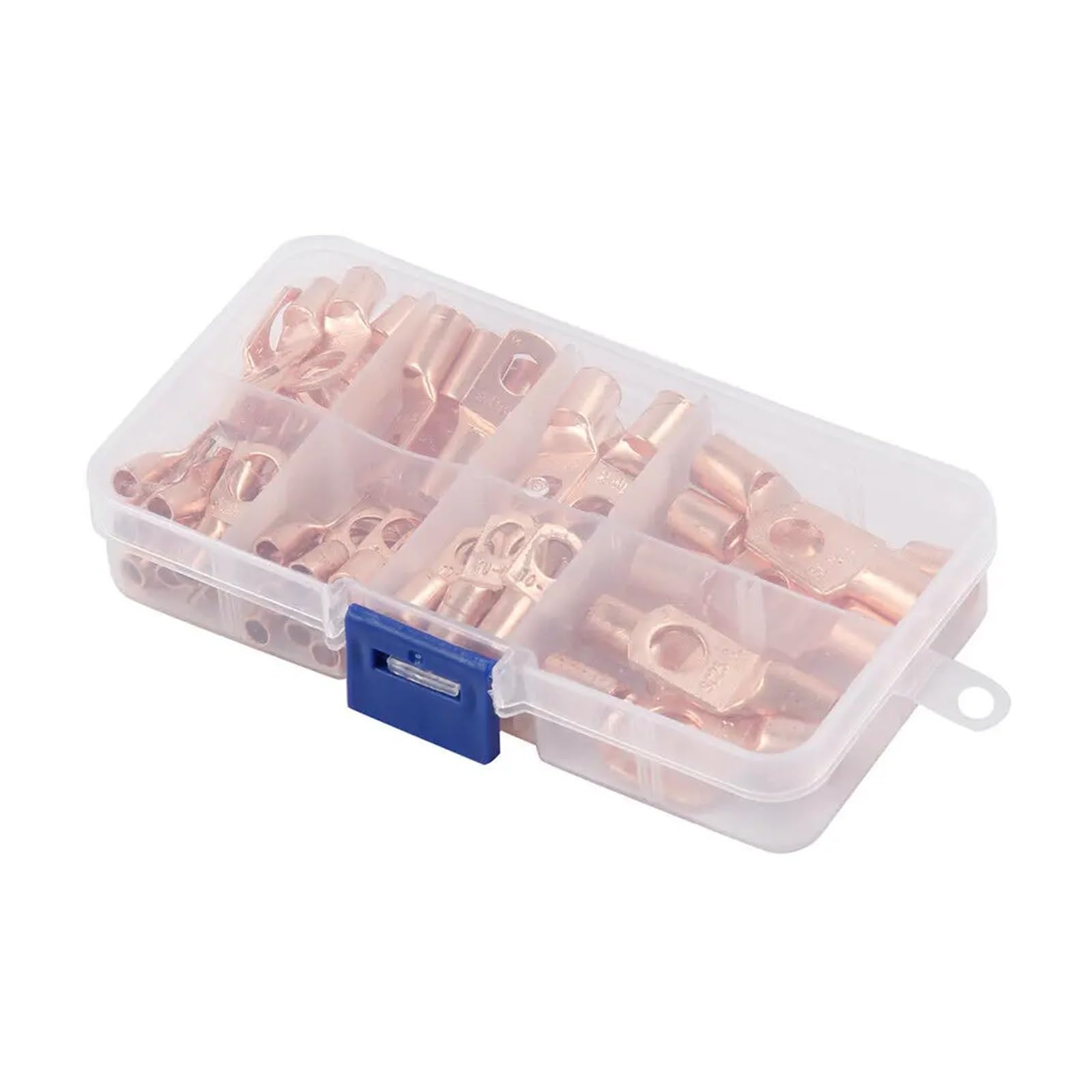 QMKADFQXF 60 PCS Copper Cable Crimp Terminal Connector Kit SC6-25 Wire Lug Ring Connectors