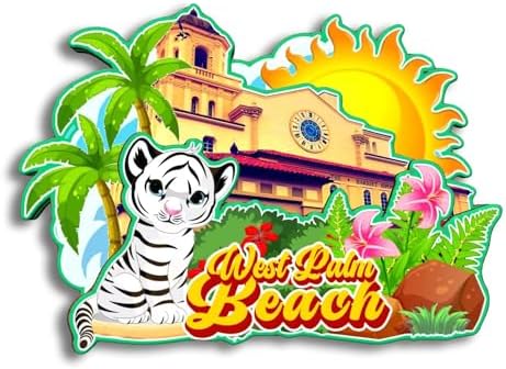Refrigerator Magnet West Palm Beach Florida United States Fridge Magnet City Travel Souvenirs Tourist Gifts 3D Classic Landmarks Handmade Crafts Home Decoration -216 image 5