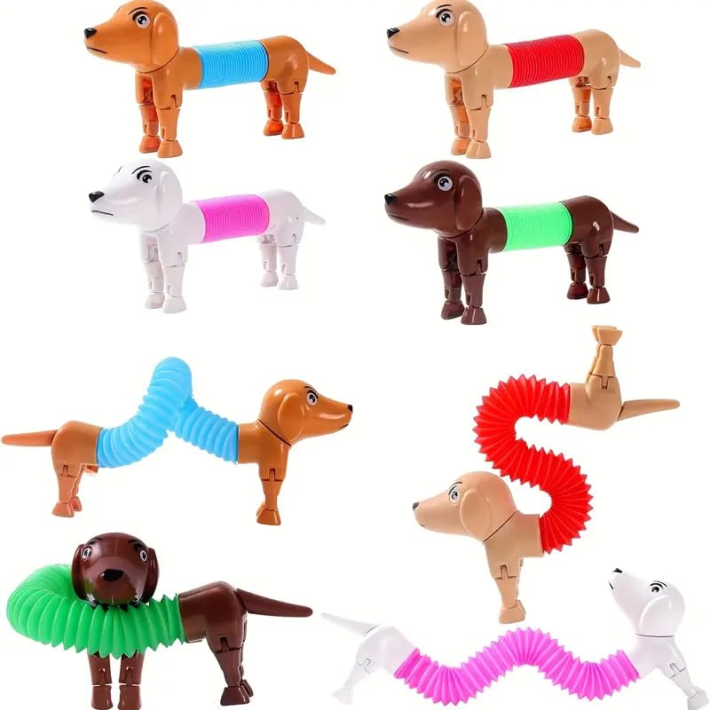 TOZKYN Toys for Kids Sensory Toy Pop Tubes,Spring Pop Tube Dog, Stress Relief Tube Dog Toy,Sensory Toys for Kids, Fidget Toys for Sensory Learning, Colorful Pop Tubes,Flexible Poptube Toy for Kids (B0D4VMYJ7C) Amazon Price History, Amazon Price Tracker