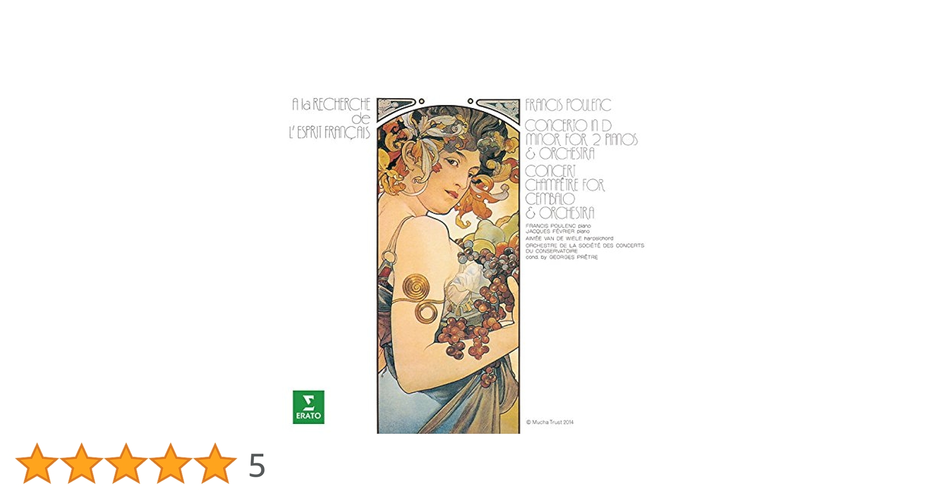 F.プーランク/2台のピアノのためのソナタ MAX  ESCHIG プーランク : 2台のピアノのための協奏曲 FP.61/ F.Poulenc