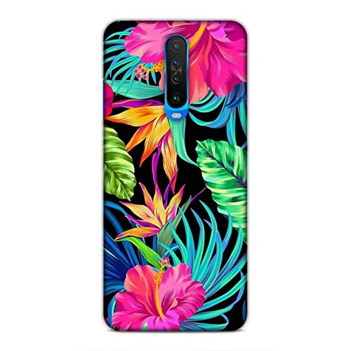 Image of Printed Mobile Back Hard Case Cover for Xiaomi Poco X2 / Xiaomi Redmi K30 / Xiaomi Redmi K30 5G | Floral, Flowers, Leaves -2185