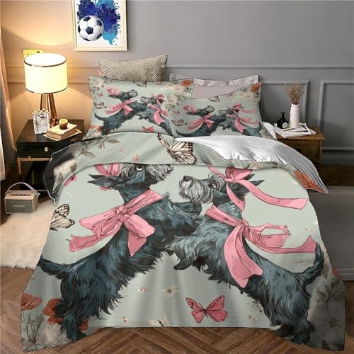 Housse de couette scorpion 3D lit King microfibre hypoallergénique