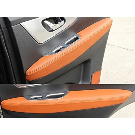 Amazon Accesments X Trail T32 エクストレイル エクステリア 給油口カバー メッキモールガーニッシュ 1p ブラック Xt153 ピラー 車 バイク