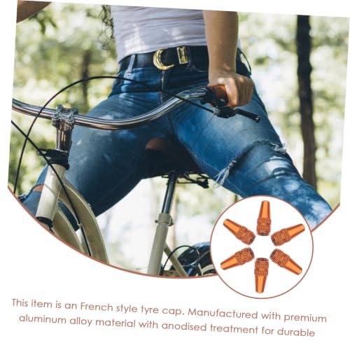 Tapones de válvula para bicicleta GANAZONO, 6 piezas miniatura 3