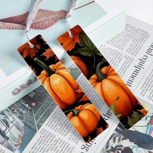 Marque-pages feuilles d érable et citrouille pour ne plus jamais perdre votre page