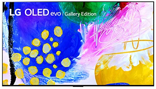 LG 55-Inch Class OLED evo Gallery Edition G2 Series Alexa Built-in 4K Smart TV (3840 x 2160), 120Hz Refresh Rate, AI-Powered 4K, Dolby Cinema, WiSA Ready, Cloud Gaming (OLED55G2PUA, 2022)