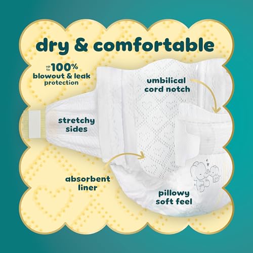 Image of Pampers Baby Diapers - Swaddlers - Size P1, 27 Count, Ultra Absorbent Disposable Preemie Diaper