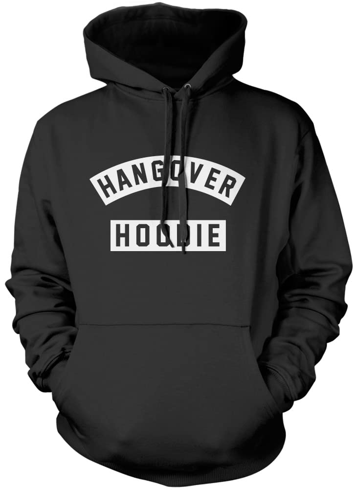 Hotscamp Boys Black Hangover Unisex Hoodie - Large