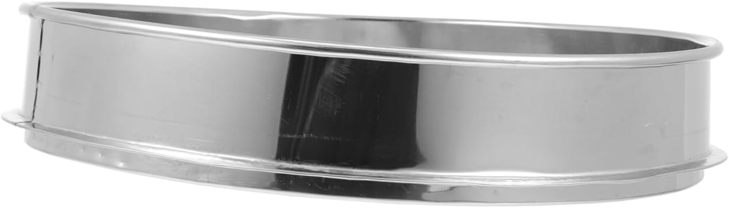 ULTECHNOVO Handheld Stainless Steel Grain Sifter Coarse Cereal Sieve for Home Use Effortless Sifting for Mung Beans Maize and Grains Food Grade Kitchen Gadget