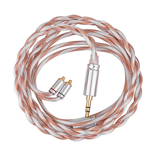 LINSOUL Euphrosyne Litz6�^�C�v5N-OCC�⃁�b�L�P�[�u�� 3.5mm/2.5mm/4.4mm�v���O��MMCX/0.78mm2pin�������ݐ݌v���̗p 5N-OCC�Ƌ⃁�b�LOCC�P�[�u���ŕ҂ݍ��� TINHIFI/SHURE�ȂǃC
