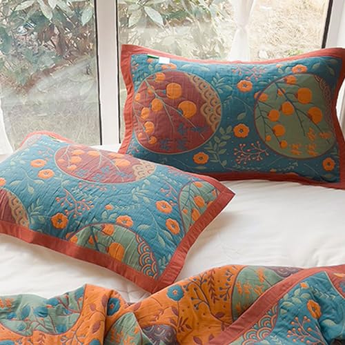 Couverture boho 100% coton de style bohéme vintage - 4