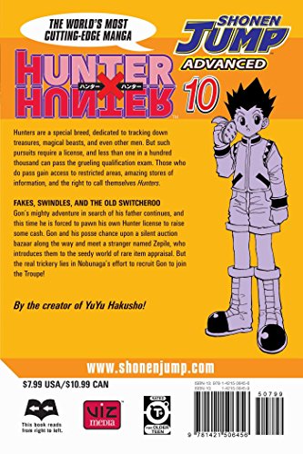 Hunter X Hunter, Volume 10: Fakes, Swindles, and the Old Switchheroo