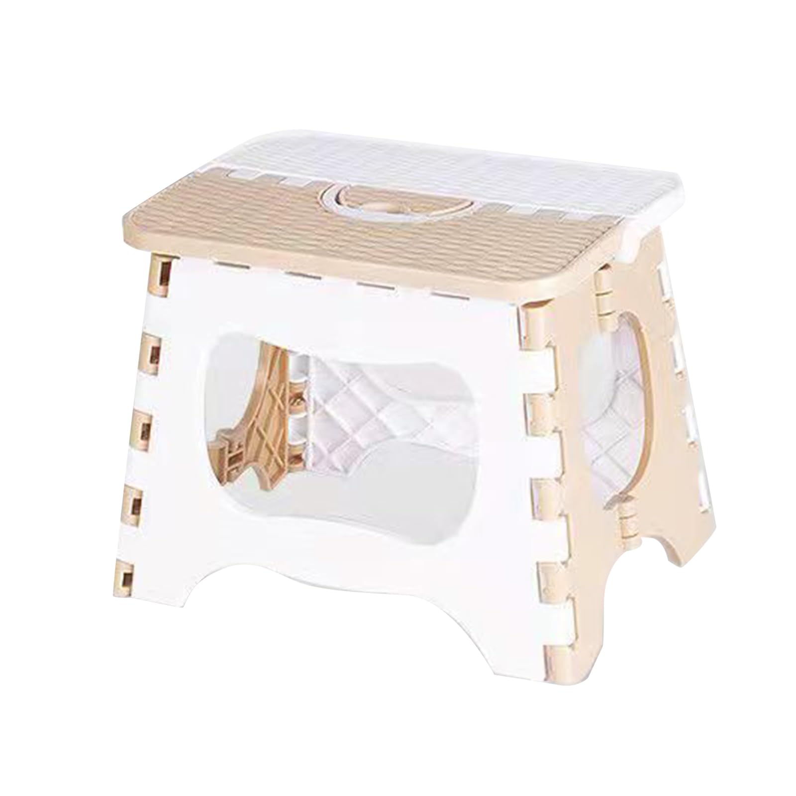 YuuHeeER Plastic Multipurpose Folding Step Stool Home Train Outdoor Foldable Storage Floding Chairs 1 Pc