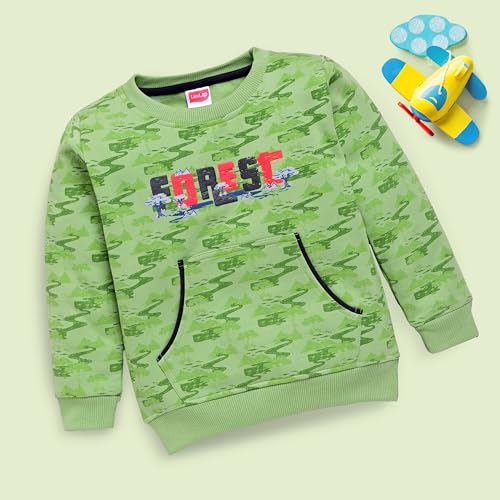 Image of LuvLap Baby Boys Full Sleeve Sweatshirt & Pyjama Set Pack of 1