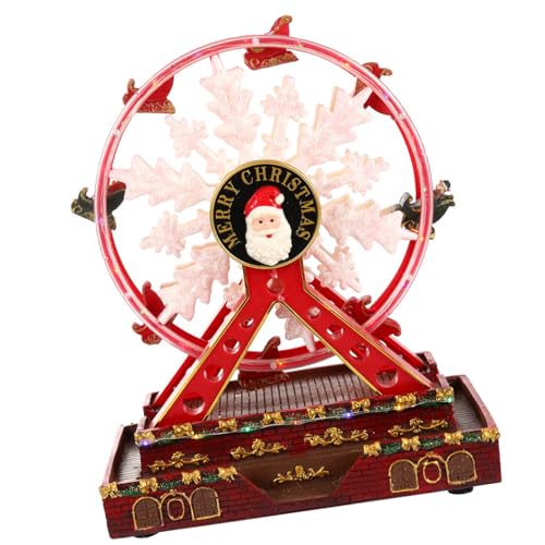 Ldabrye Animiertes Weihnachts-Riesenrad-Display mit LED-Lichtern,...