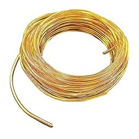 ワイヤークラフト ❋ かおりん ❋ Amazon | 【加工しやすく丈夫】 アルミワイヤー 針金 アルミ線