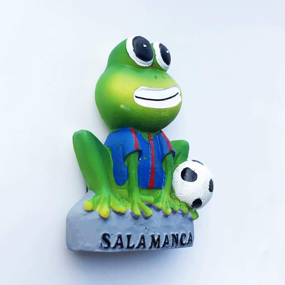 Calamita per frigorifero con rana verde 3D, decorazione per la casa e la cucina, adesivo magnetico animale rana frigorifero magnete Craft