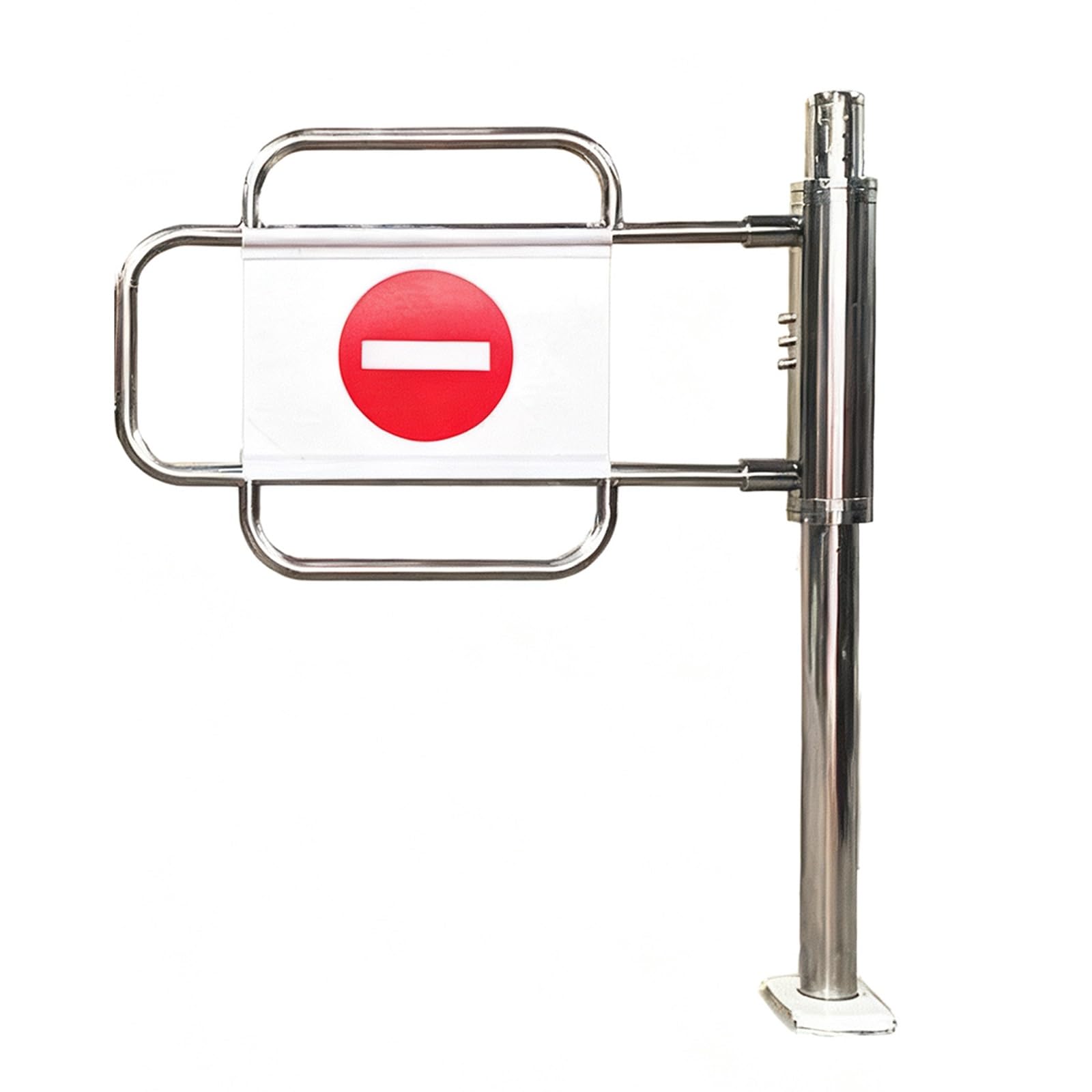 Puerta de cierre automático para acceso peatonal y peatonal, barrera de control de entrada unidireccional para almacenes y soluciones de acceso seguro.