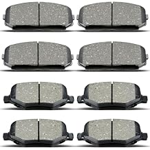 D1258 D1377 Front Rear Ceramic Brake Pads Set Fit For 2011-2014 Ford Edge,For 2011-2015 Lincoln Mkx 8 pcs