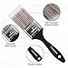 Paint Brushes - 2 Inch Flat and Angle Paint Brush for All Latex and Oil Paints & Stains Paintbrush for Varnish, Paste, Gesso and Limewash(4 Packs)