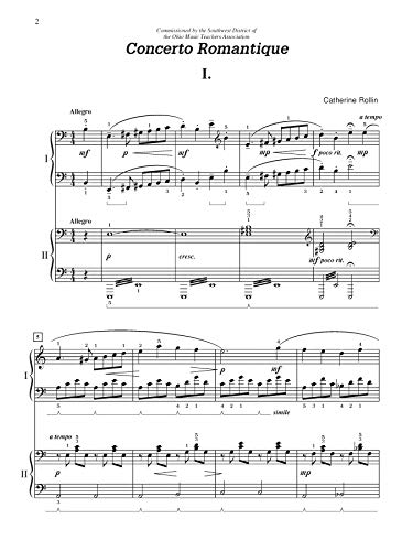 Concerto Romantique: In Three Movements for Solo Piano with Piano Accompaniment, Sheet (The Alfred Ensemble Series) - Image 4