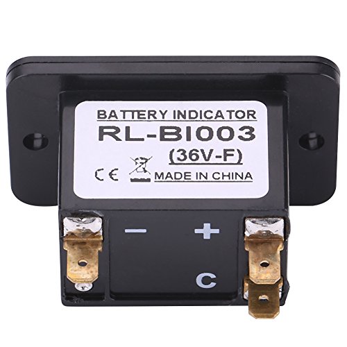 Medidor de batería con barra LED de 10 segmentos y alerta de carga baja mediante flash visual 4
