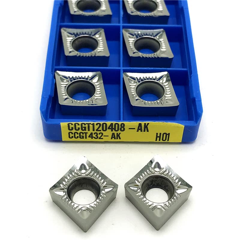 Herramientas de Torno CCGT120404 Carburo CNC 10 pcs miniatura 4