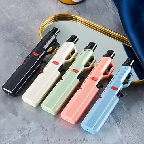 Image of INSTAMALL Windproof Refillable Ignition Flame Torch Butane Lighter Multicolor Pack of 1