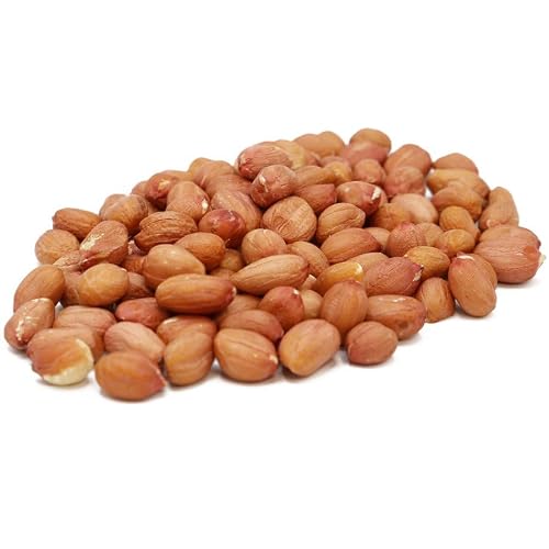 C.J. Dannemiller RAW Spanish Peanuts, Bulk 10 LB Box, Jumbo Size, Shelled Peanuts Great For Trail Mix and Cooking