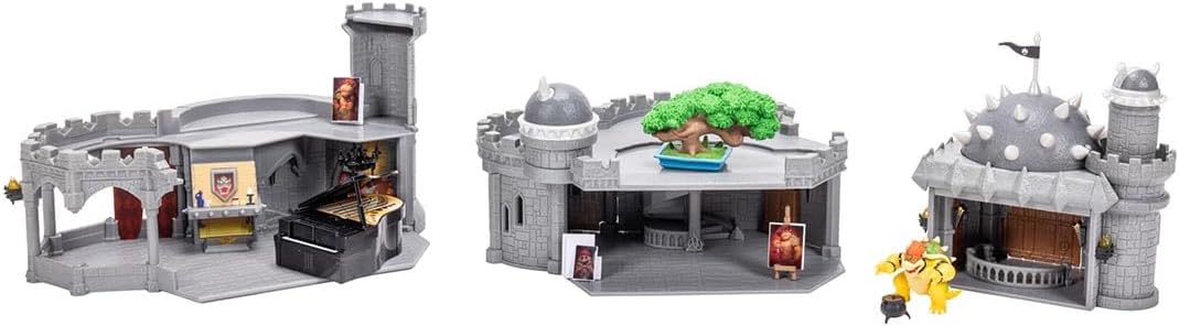 Bowser Castle Mini Playset, Super Mario Movie, Sunny