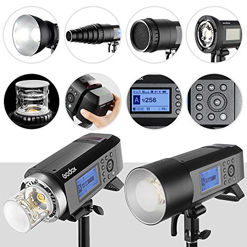 Ficha técnica Godox AD400Pro HSS 1 8000s TTL 400WS GN72 All-in-One Profesional Flash con Sistema Remoto Inalambrico para Sony Canon Nikon Olympus Fujifilm - Fernando Cortés