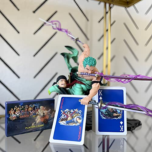 Roronoa Zoro One Piece Statue Action Figure With One Piece Bonus Cards,Realistic Character Model Decoration Ornaments,Three Swords Style Secret Technique Three Thousand Worlds Una Pieza 三千世界 ワンピース #TOP1