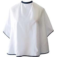 Hair Color Cape Makeup Haircut Salon Hairdresser Shampoo Cape Cut Barber Cape for Men Women Clients White-1 Piece