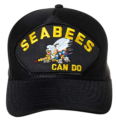Image of United States Coast Guard Emblem Patch Hat Navy Blue Baseball Cap